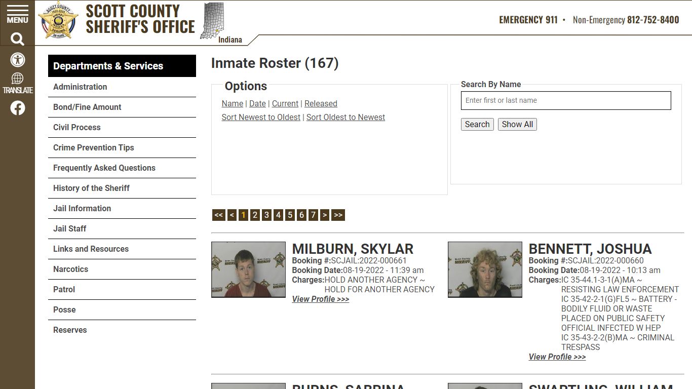 Inmate Roster - Current Inmates Booking Date Descending - Scott County ...